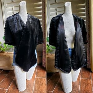 Vintage faux fur stole/capelet